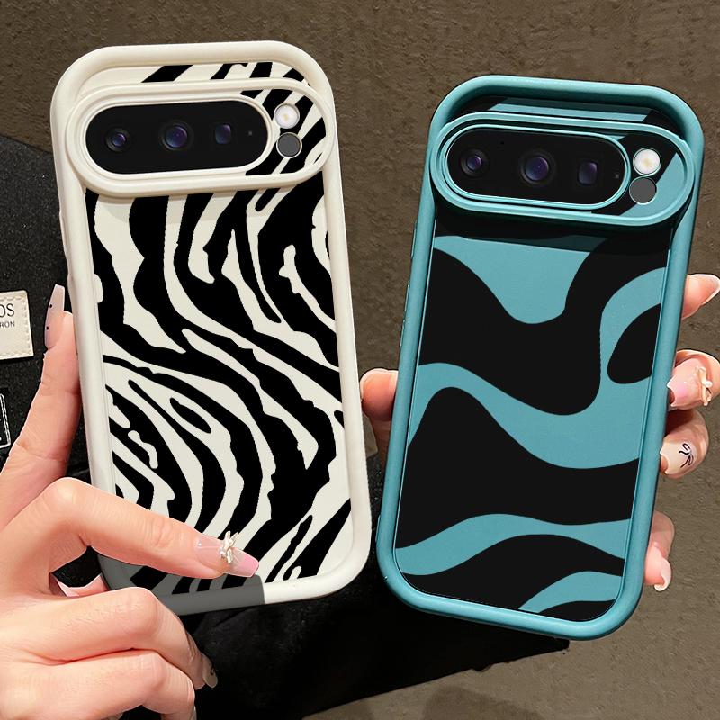 Google Pixel 8A - เคสโทรศัพท์ TPU ลายทางม้าลาย สำหรับ Google Pixel