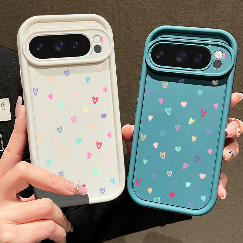 เคสโทรศัพท์แบบนิ่มลายหัวใจสีสั - Google Pixel 8A บทวิจารณ์และราคา