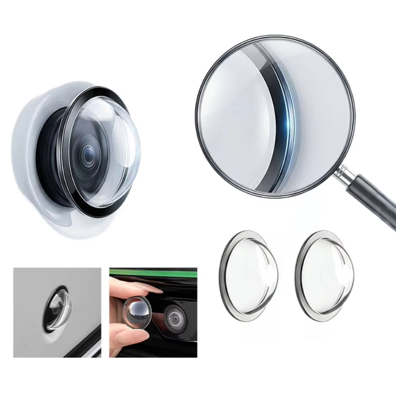 1/2/4 ชิ้นฝาครอบป้องกันเลนส์กล - Camera Lens Protector บทวิจารณ์และราคา