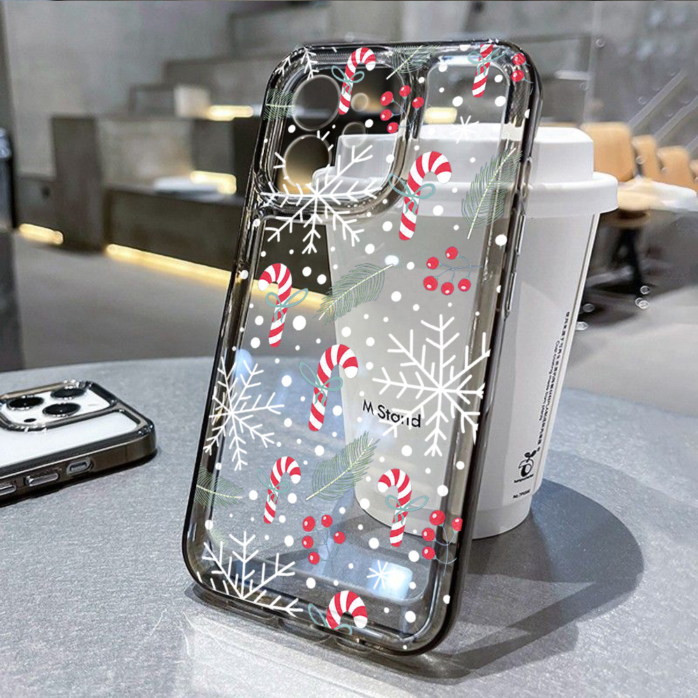 เคสโทรศัพท์ใสลายเกล็ดหิมะต้นคร - Apple Iphone 15 Pro Max บทวิจารณ์และราคา